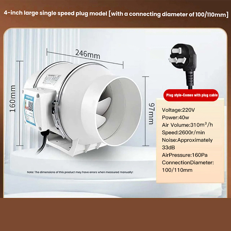 Single-Speed Plug-In Fan