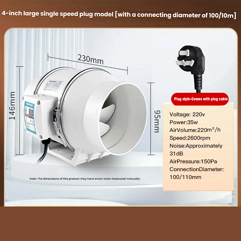 Single-Speed Plug-In Fan