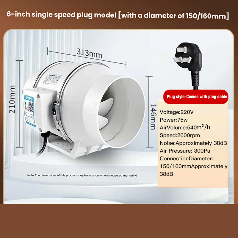 Single-Speed Plug-In Fan