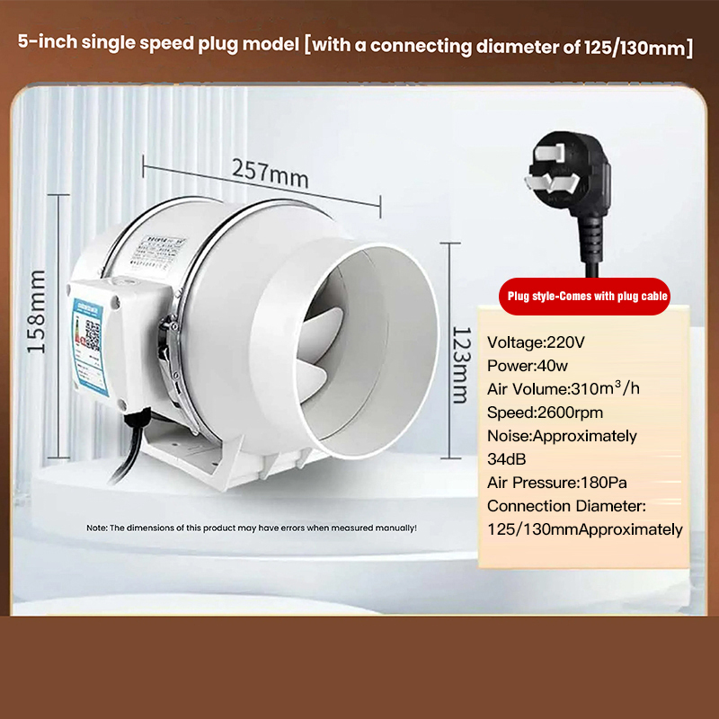 Single-Speed Plug-In Fan